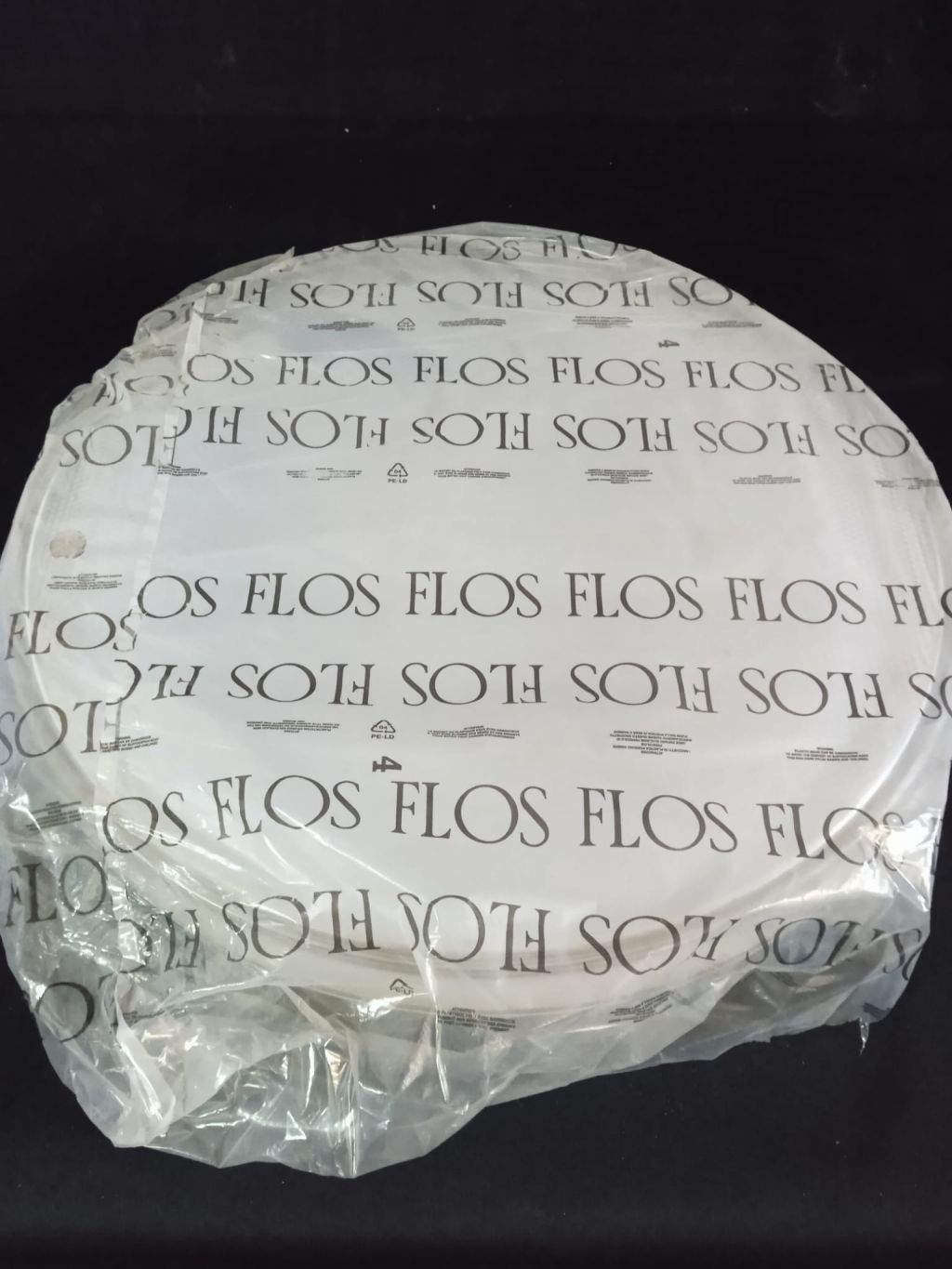 SOLO VETRO  PER LAMPADA DA PARETE FLOS MOD.PLAZA