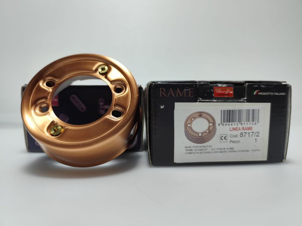 LE PROLUNGHE LINEA RAME BASE PORTAFRUTTO COD.8717/2