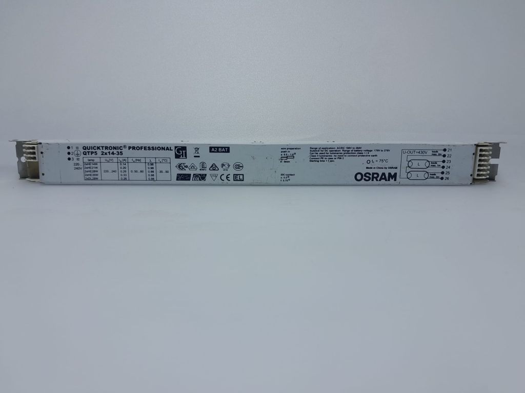 ALIMENTATORE OSRAM QUICKTRONIC PROFESSIONAL QTP5 2x14-35