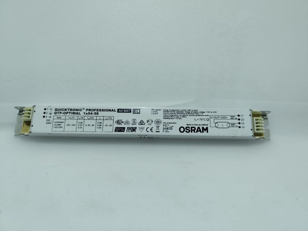 ALIMENTATORE OSRAM QUICKTRONIC PROFESSIONAL QTP-OPTIMAL 1X54-58