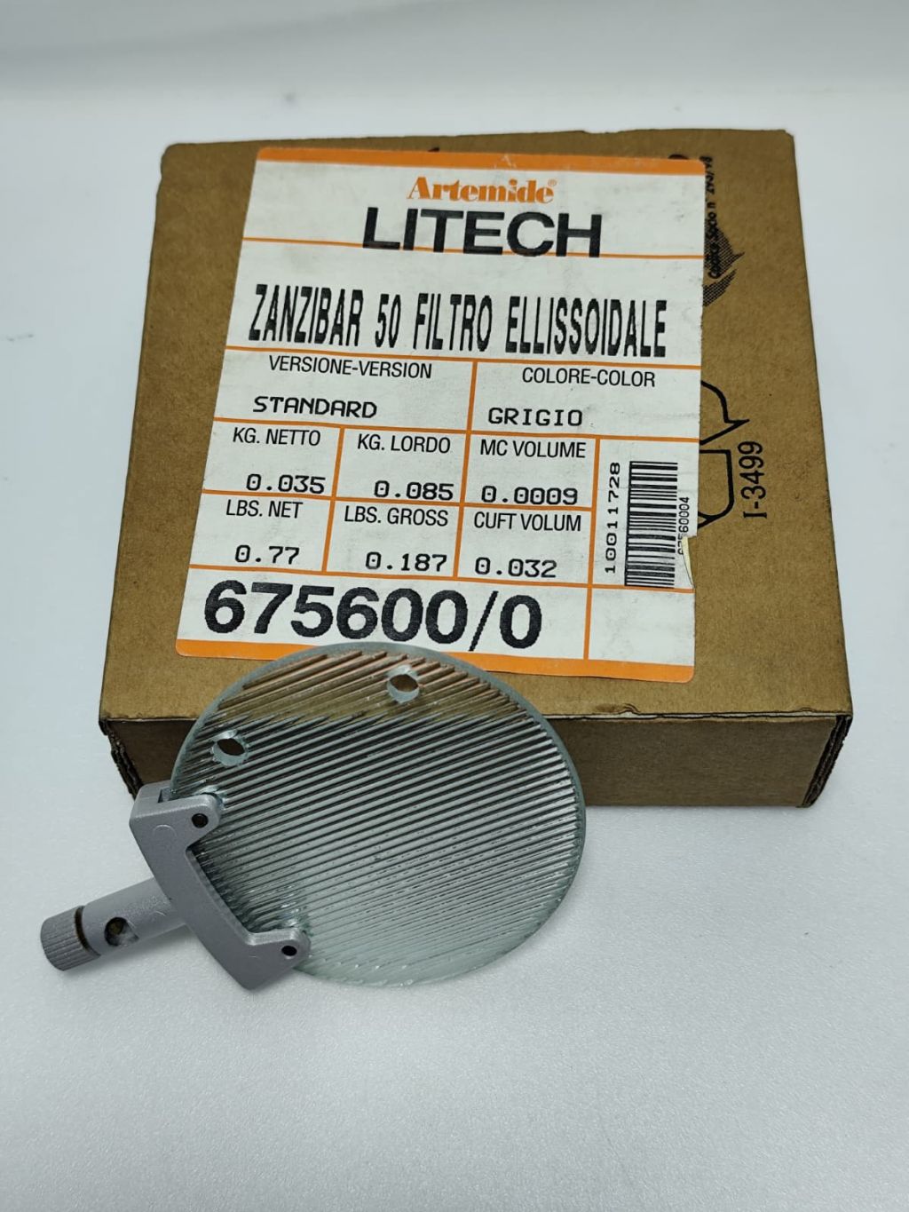 ARTEMIDE LITECH ZANZIBAR 50 FILTRO ELLISSOIDALE