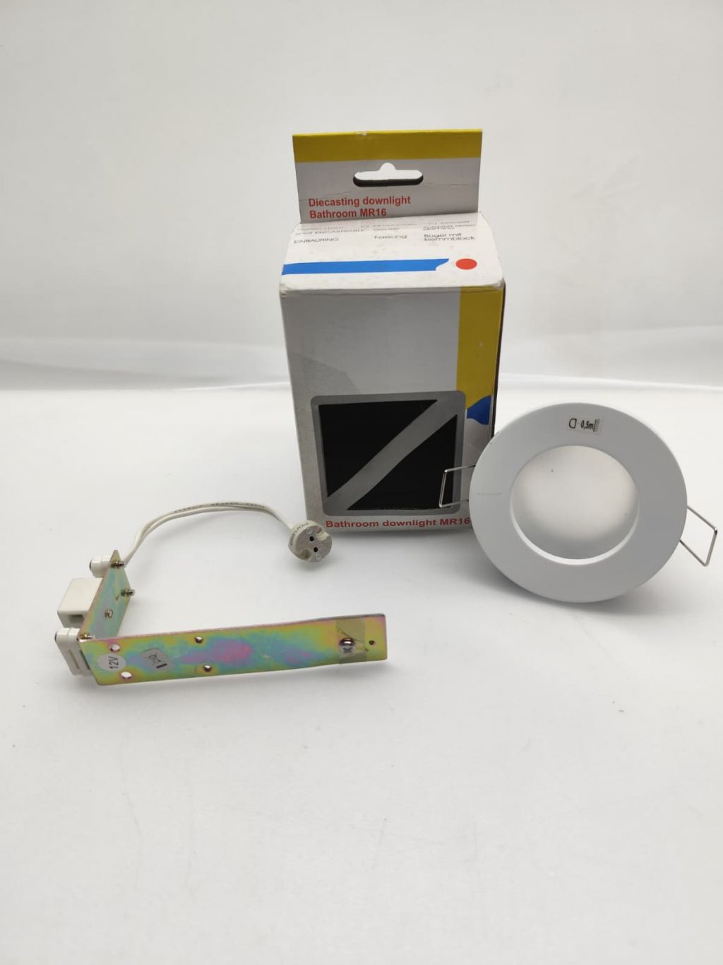 FARETTO DA INCASSO TONDO BATHROOM COLORE WHITE