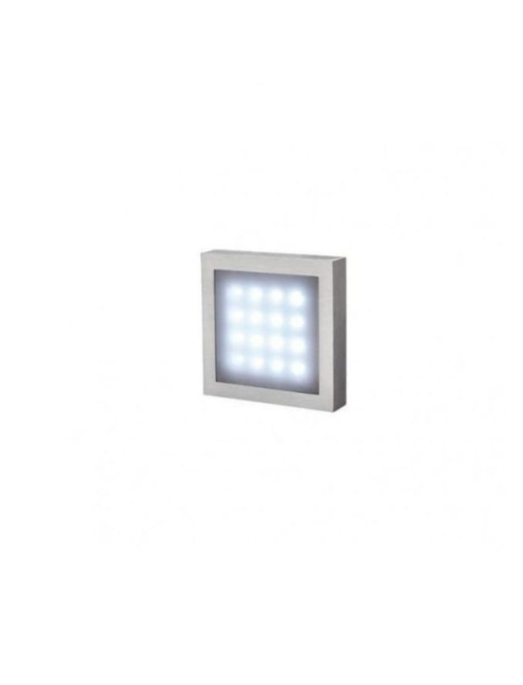 Applique 16 Led Alluminio Spazzolato Ledbian Aites ( Slv Italia Cod. 230251 )